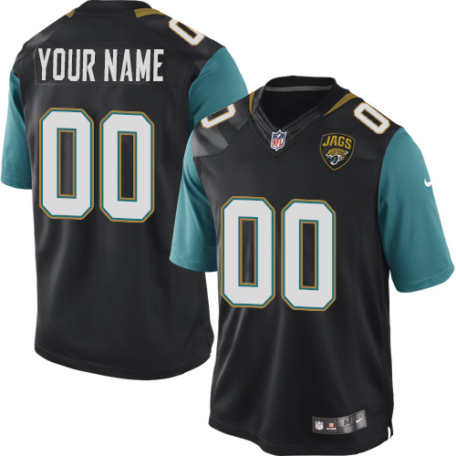 Men's Limited Nike Jersey Black Alternate - Customized NFL Jacksonville Jaguars